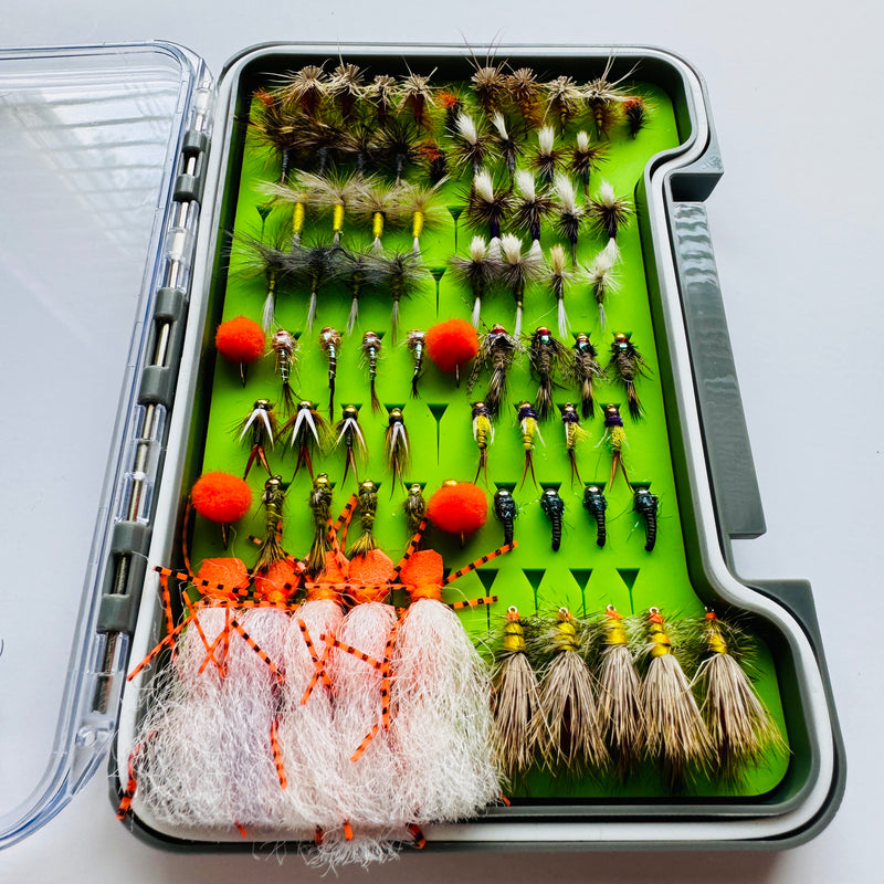 All Water Arsenal fly box, front angle view