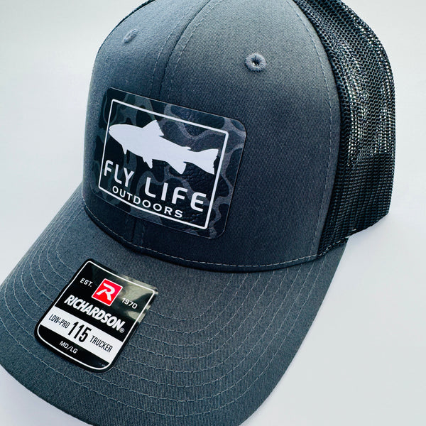 FLO 115 Trucker | Fly Fishing Hat | Fly Life Outdoors