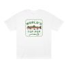 fishing enthusiast tee, world's top pop graphic tee, unisex casual wear, great gift for fishermen, summer outdoor apparel, fishing shirt